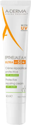 A-DERMA Epitheliale A.H Ultra Crema Reparadora Antimarcas SPF 50+ 40