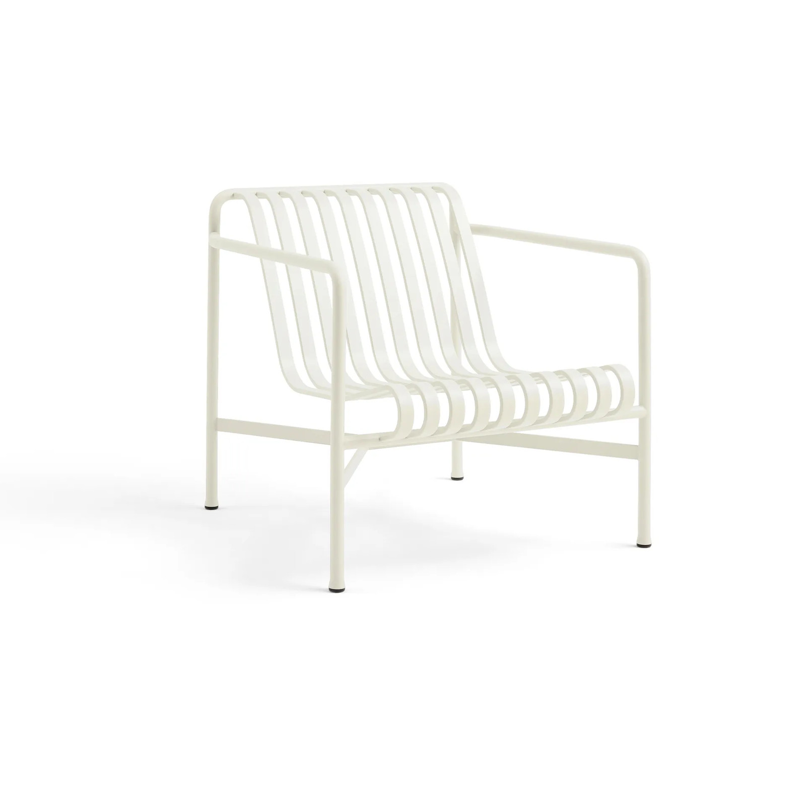 HAY Palissade Low loungefauteuil Cream white