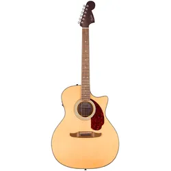 Fender California Deluxe Newporter CE Tortoiseshell Pickg Natural - Westerngitarre