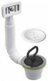 Bonomini PILETTONE PER LAVELLI INOX ATTACCO 1" 1/2