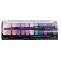 Rimmel London Magnif'Eyes Eyeshadow Palette 008 Electric Violet 12 Shades