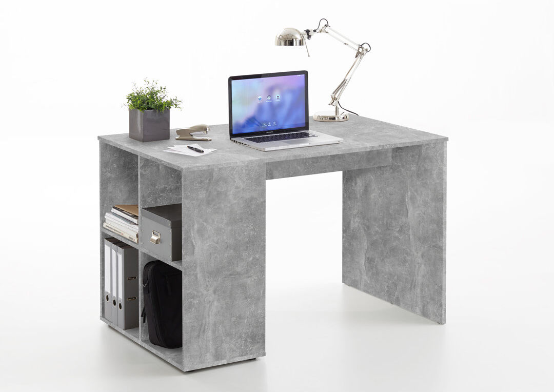 17 Stories Chandley Writing Desk Gray 75cm H X 117cm W X 73cm D