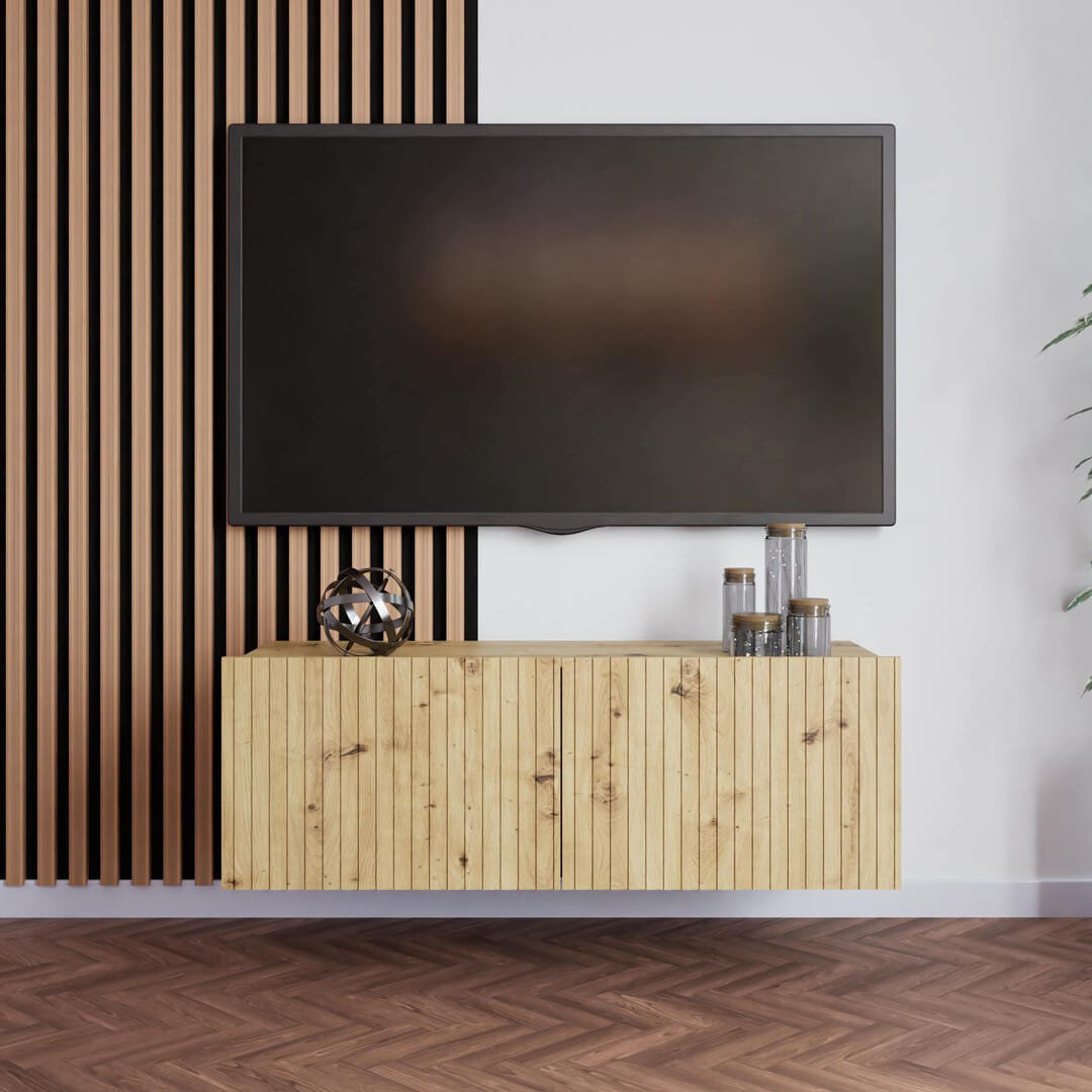 East Urban Home TV Stand for TVs up to 50" Brown 50"