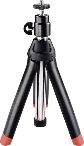 Hama Multi "4in1" Tischstativ 1/4 Zoll Arbeitshöhe=20 - 90cm Schwarz inkl. Smartphonehalter