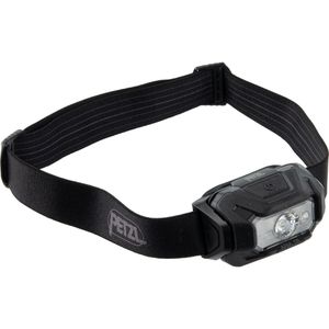 Petzl Stirnlampe Aria 1R RGB LED, wiederaufladbar, 475 Lumen, mit Blau-, Grün- & Rotlicht, wasserdicht, schwarz
