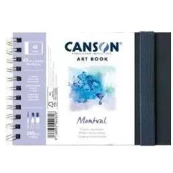 Canson, Heft + Block, Skizzenbuch ART BOOK Montval, 200 x 200 mm (200 x 200 mm, Blanko)