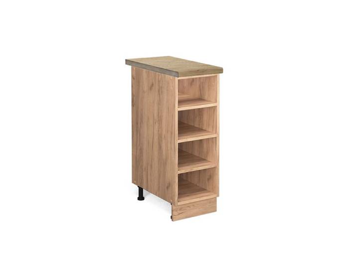 Etagère de cuisine Fame-Line 30cm PT Chêne Chêne de force doré/Chêne de force doré Vicco 45406