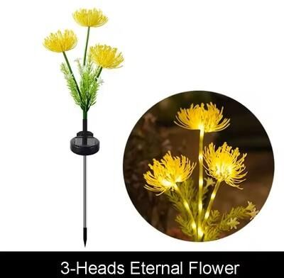 Uplift Treasures Solar LED Butterfly Flower Light lawn 017 (yellow)