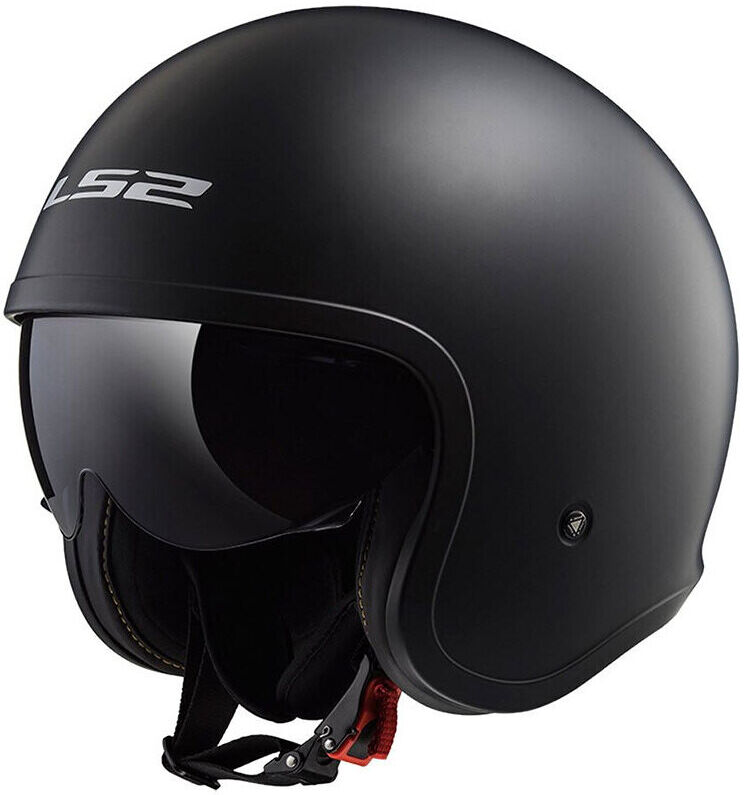 Casco Moto Jet LS2 OF599 SPITFIRE Nero Opaco taglia L
