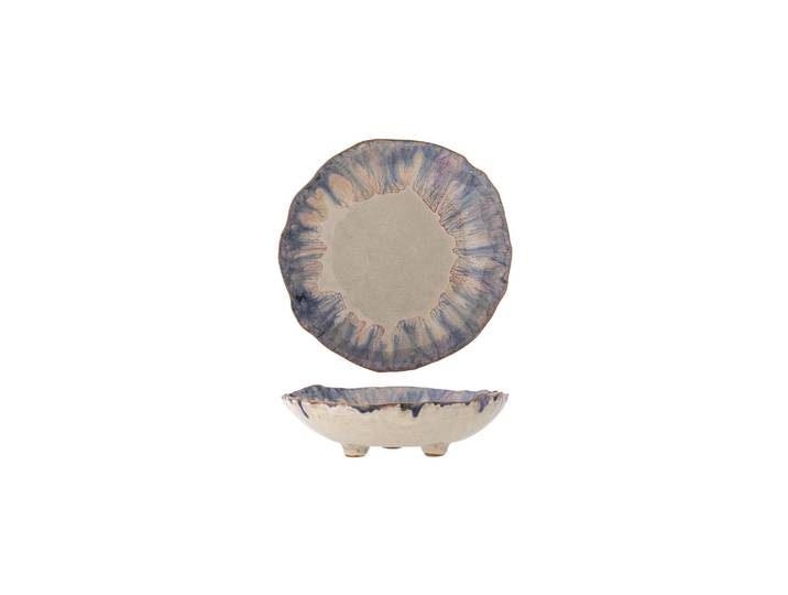 Bol D18,5xH5 cm en grès bleu Amalia