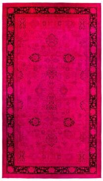 Overton "Overdyed, One-of-a-Kind Hand-Knotted Area Rug - Pink - 10' 1"" x 17' 10"""