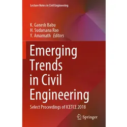 Emerging Trends in Civil Engineering, Fachbücher von K. Ganesh Babu, H. Sudarsana Rao, Y. Amarnath