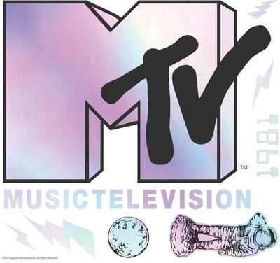 Mtv Holographic Peel And Stick Giant Wall Decals by RoomMates