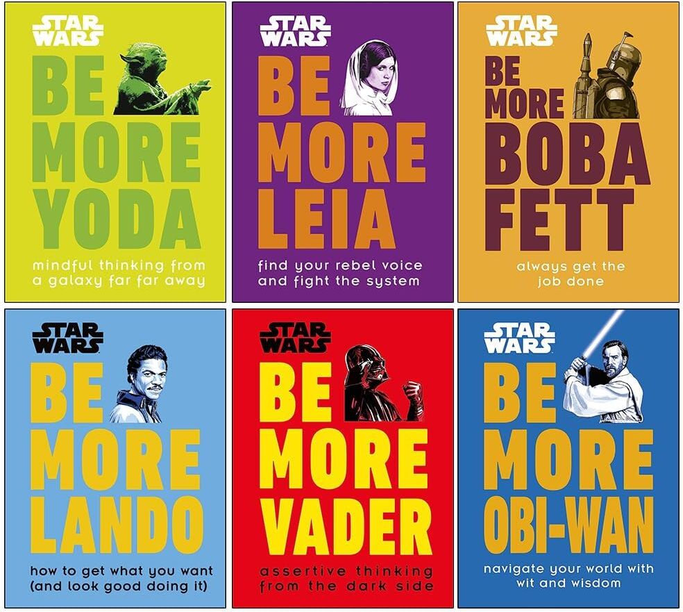 DK Star Wars Be More Series 6 Book Collection Set by Christian Blauvelt, Joseph Jay Franco & Kelly Knox – Yoda, Leia, Vader & Character Inspiration Colle