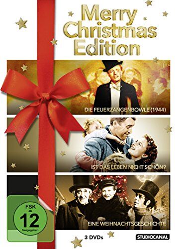 Merry Christmas Edition ( Die Feuerzangenbowle / Ist das Leben nicht schön ? / Eine Weihnachtsgeschichte ) [3 DVDs] - Preis vom 01.10.2026 17:08:56 h