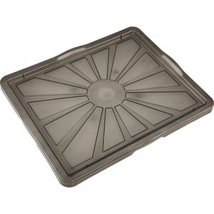 Keeeper Deckel-Aufbewahrungsbox Franziska, crystal grey, für Aufbewahrungsbox Franz XXL, 52 x 43 cm