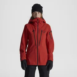 Ultra 3L Shell Jacket Damen Aura Red, Größe:L - Damen > Jacken > Regen- & Hardshelljacken - Rot