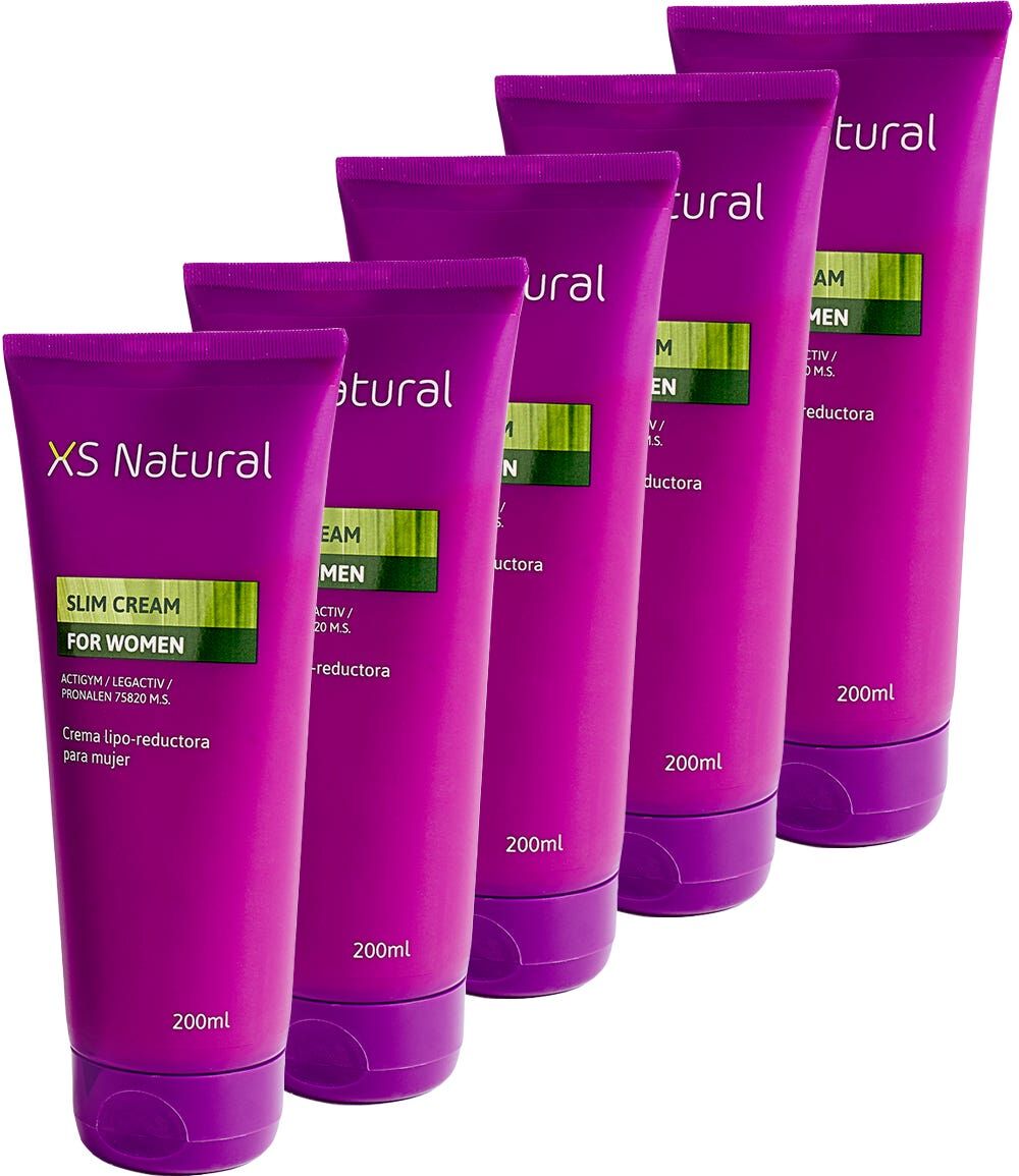 XS NATURAL Crema Lipo-Reductora Mujer 5x200 ml