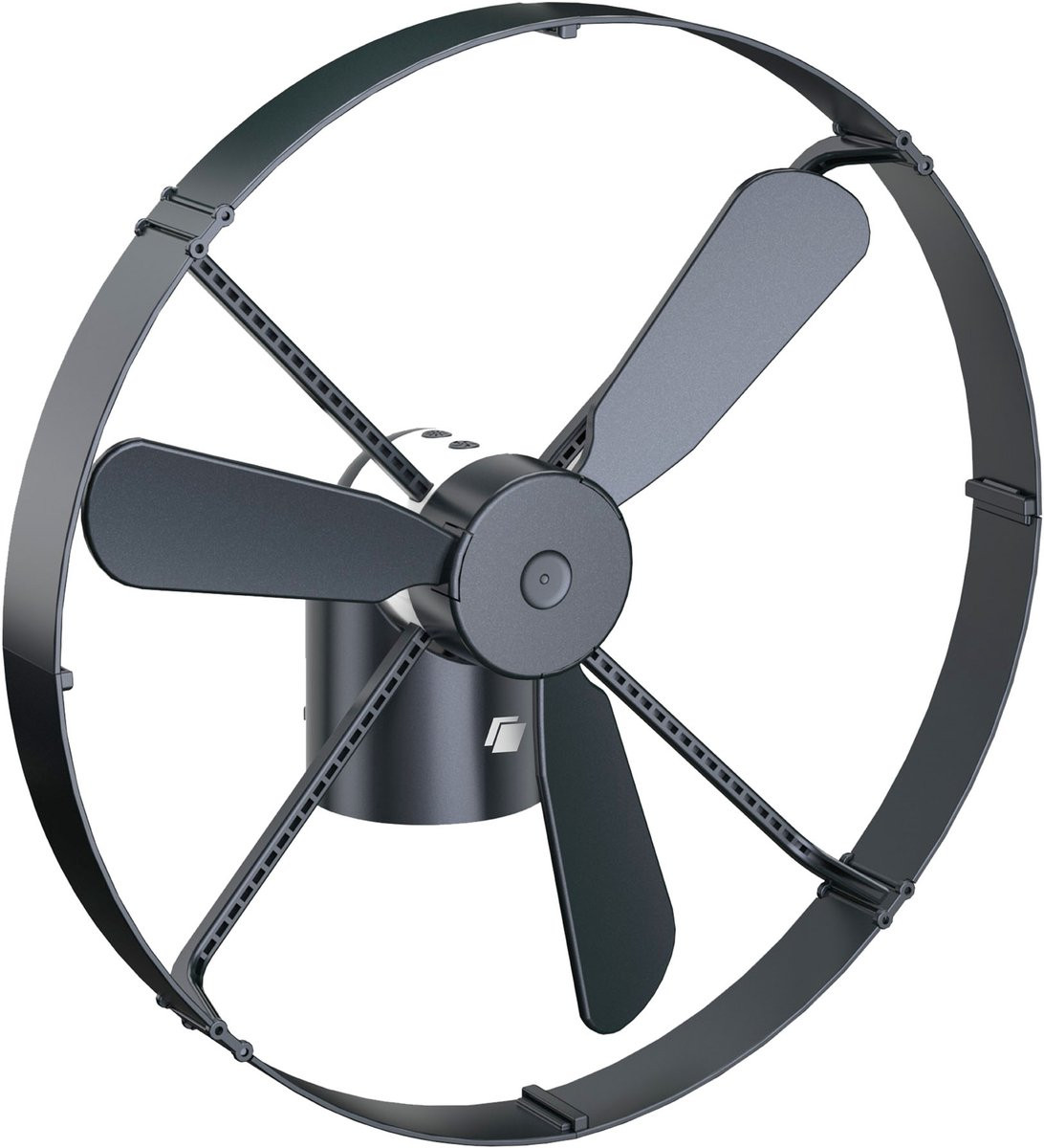 Caliber Draadloze ventilator met LED-lamp en 2 standen - Kantelbaar en draaibaar - CPS-FAN