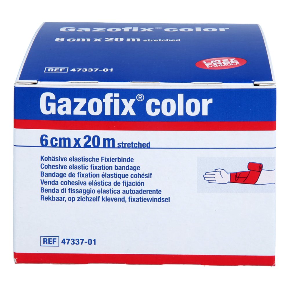 BSN medical GmbH Gazofix color Fixierbinde kohäsiv 6 cmx20 m pink 11587741