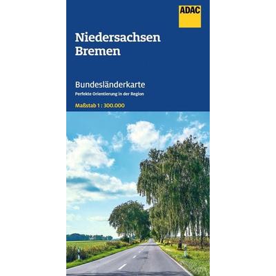 ADAC Bundesländerkarte Deutschland 03 Niedersachsen, Bremen 1:300.000, Sonstige von , MairDuMont, 978-3-8264-2381-9