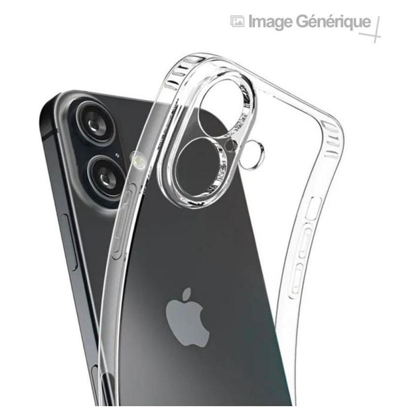 Générique Coque Silicone Pour iPhone 16e (0.5mm, Transparent) En Vrac (58240830)