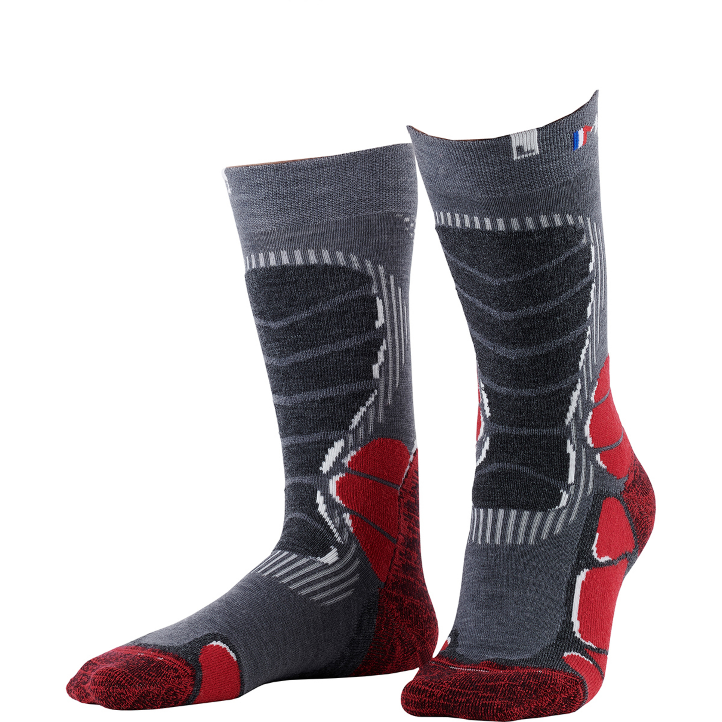 Monnet Jarrette Trek Light Wandersocken grau Größe 37 Camping Hautfreundlich Merinowolle
