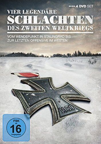 Vier Legendäre Schlachten des Zweiten Weltkrieges [4 DVDs] - Preis vom 09.10.2026 07:28:09 h