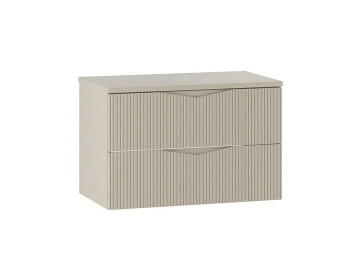 Petits-meubles Waschtischunterschrank 80.6cm Tao Kaschmir, Holzwerkstoff, 80.6x52.2x46.5 cm, Badezimmer, Badezimmerschränke, Badezimmer-Unterschränke