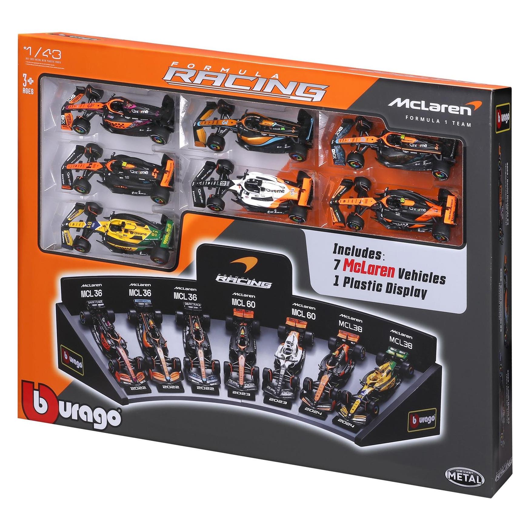 Bburago F1 7er-Set Displaykurve McLaren 1/43 (1838169)