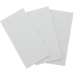 BGS DIY 80711 Satz Filzgleiter Platten weiß 100 x 200mm 3 teilig