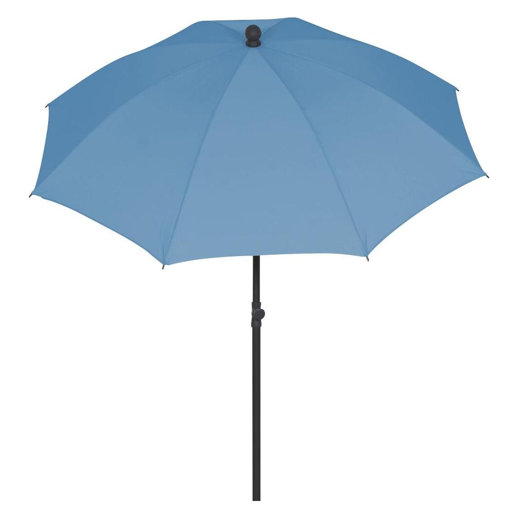 Siena Garden City Schirm Ø180 blau V69438 Ampelschirm (1.80 m) (V69438)