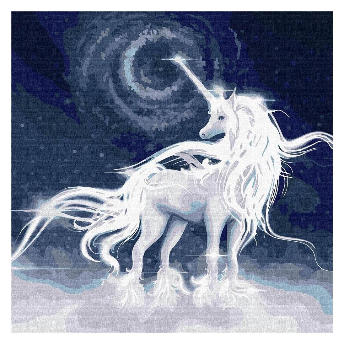 Ideyka Malen nach Zahlen - weiss, einzeln, 50 x 50 cm (37152008)
