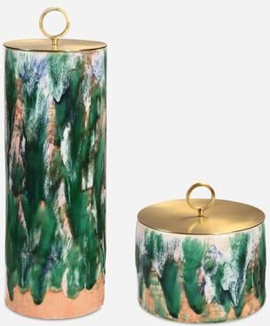 Uttermost Sylvie Ceramic Containers (Set of 2)