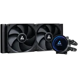 Chieftec ICEBERG 240 DARK, CPU Wasserkühler, Schwarz