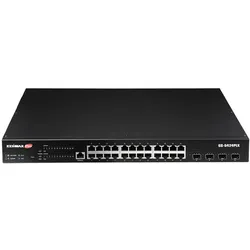 Edimax 24-Port Gigabit PoE+ Web Smart Switch mit 4-Port 10GbE SFP+-Uplinks für Überwachungszwecke
