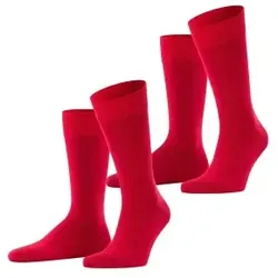 Falke 2P Happy Socks Rot Gr 47/50 Herren