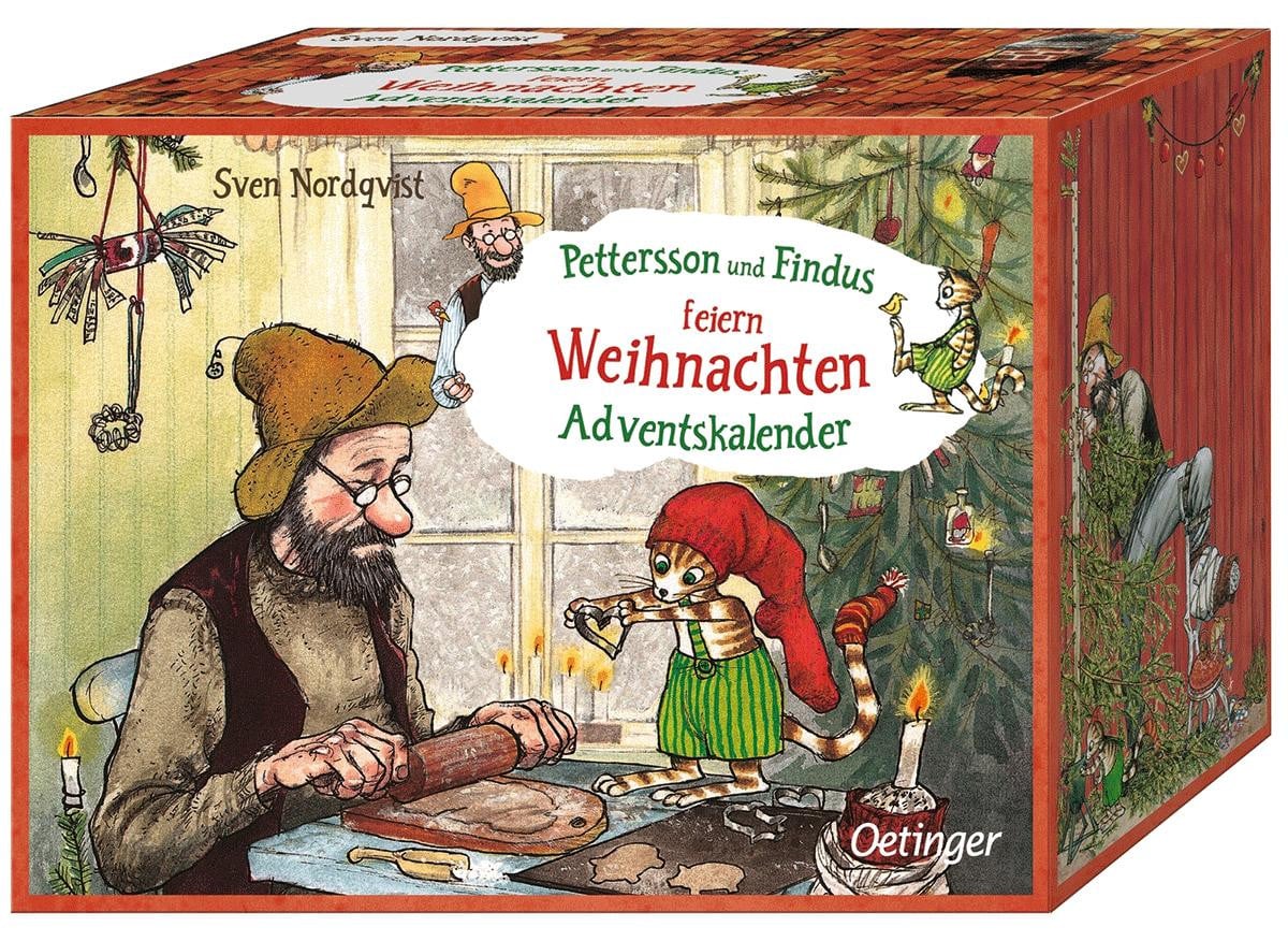 Oetinger Pettersson en Findus vieren kerst Adventskalender