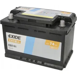 EXIDE Autobatterie Blei-Säure 12V 74Ah 680A links 278x175x190 mm