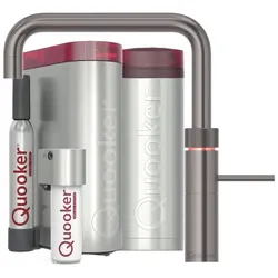 Quooker Fusion Square PRO3 CUBE Gunmetal *7 Jahre Garantie & CUBE Filter Starter Paket* FNSGME PRO3 CUBE2