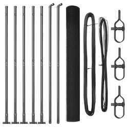 vidaXL Zaunpfosten Grau 10 x 1,4 m (19 x 19 mm Drahtgewebe)