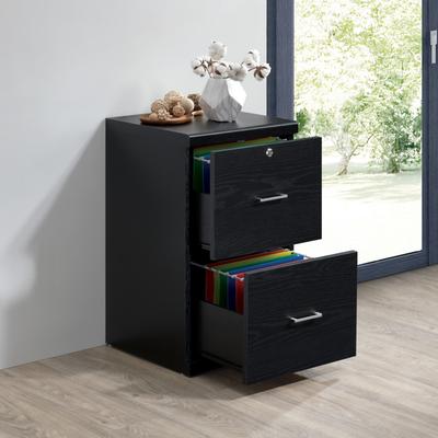 Office Star Products OSP Alpine Vertical File with Drawers and Locking