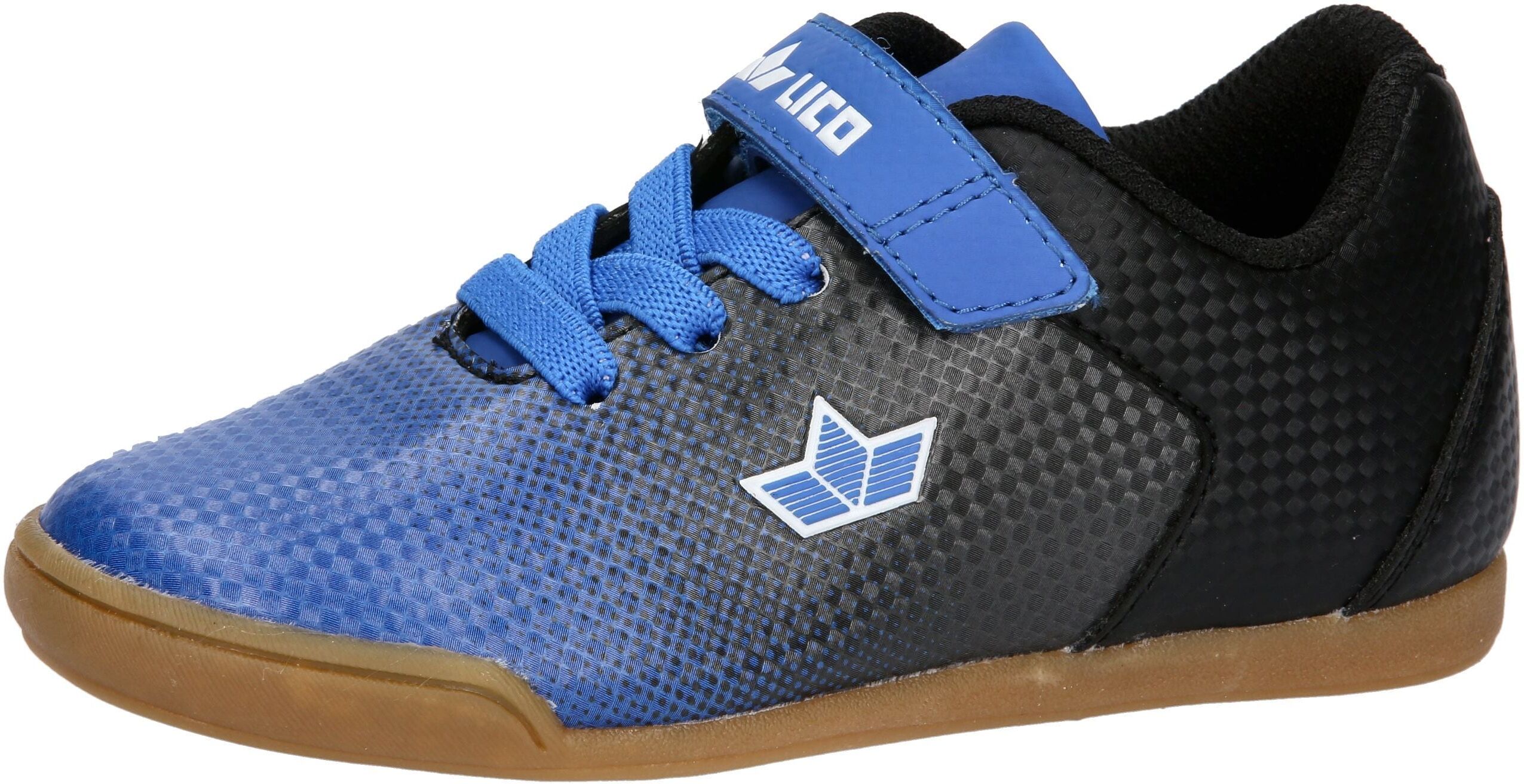 Hallenschuh LICO "Sportschuh Sambo VS", Mädchen, Gr. 32, Textil, blau, Synthetik, Schuhe Hallenschuh blau 32, Textil