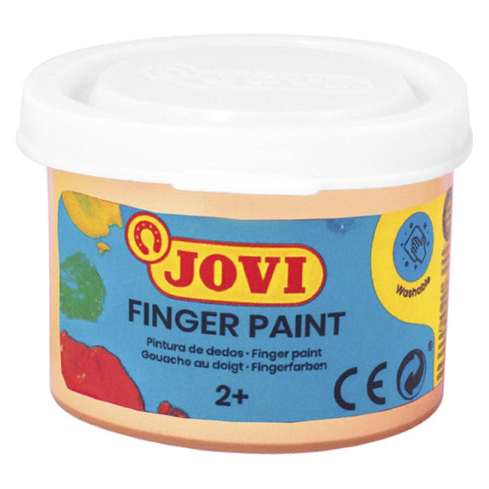 Jovi Fingerfarben Pastell, 6 Dosen a 35 ml in Kartonverpackung (35 ml) (540P-JV)