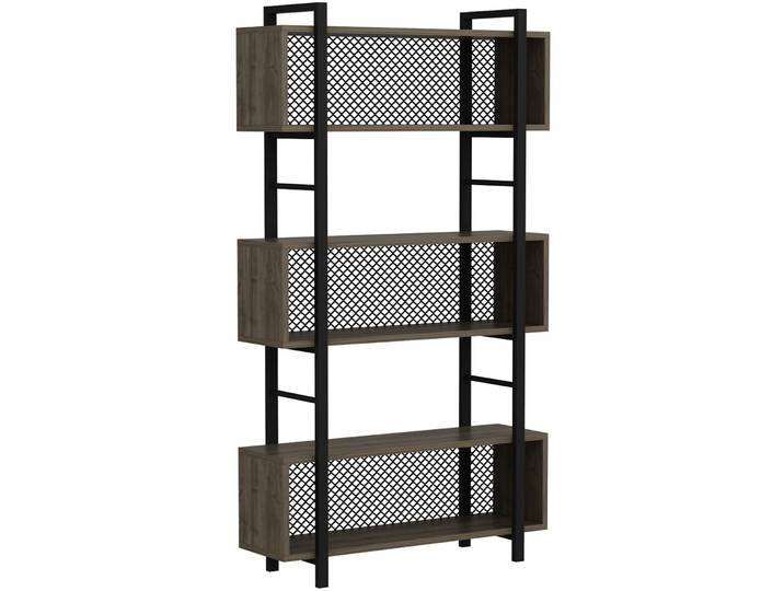 Bücherregal Georis Nussbaum Holzwerkstoff B 90 H 160 cm - Bücherregal