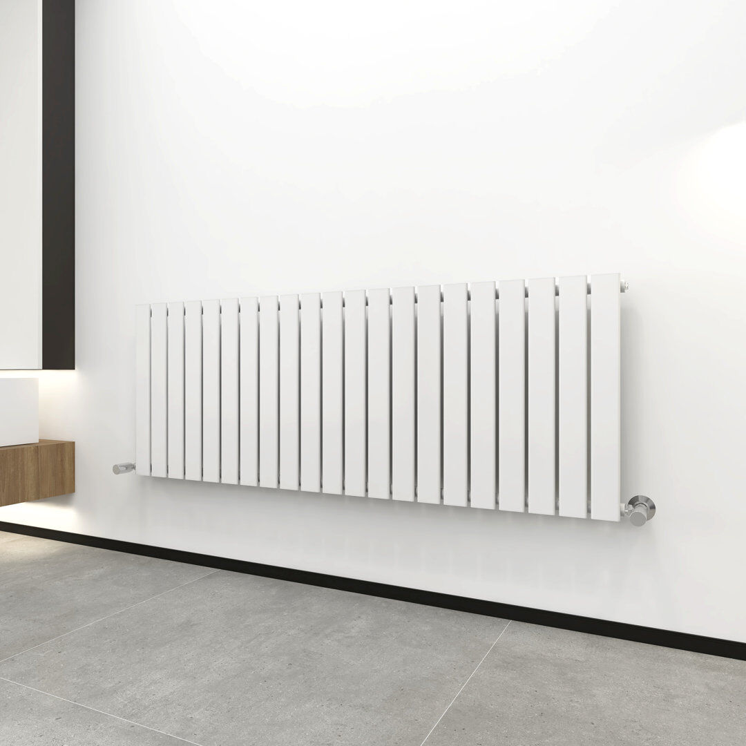Symple Stuff Aarvik Designer Radiator White 600cm H x 1428cm W