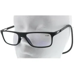 Magnetlesebrille zum Umhängen Köln schwarz mit Blaulichtfilter