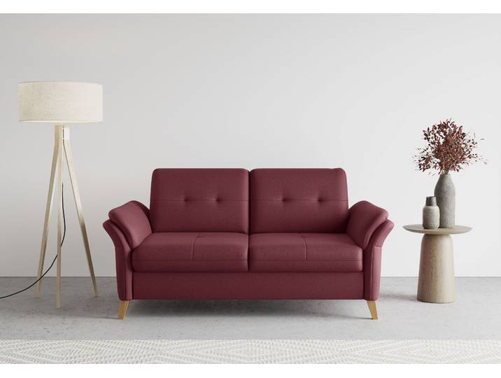 3-Sitzer SIT & MORE Göteborg , rot (bordeaux), B:191cm H:90cm T:102cm, Sofas, 3-Sitzer, inklusive Sitztiefenverstellung und Federkern