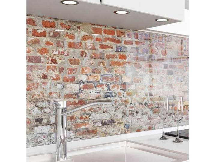 danario Küchenrückwand selbstklebend, Glasoptik 0,8 mm - Spritzschutz Küche Die smarte Alternative zu Glas. Nur bei uns: Ablösbar & mieterfreundlich. Überbrückt Fliesen