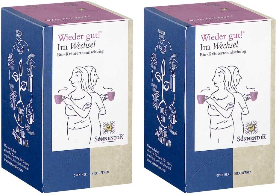 SONNENTOR Wieder Gut Im Wechsel Tee Bio Kräutertee 2x18stk
